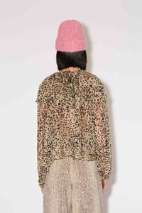 Blouse Shadow Chloe en soie - Animal