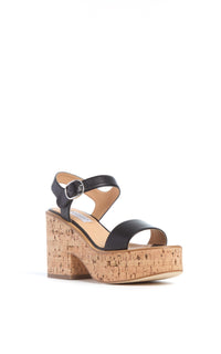 Black / Sandales Sardis 100 en cuir - Black