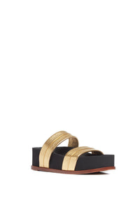 Gold / Sandales Striker en cuir - Gold