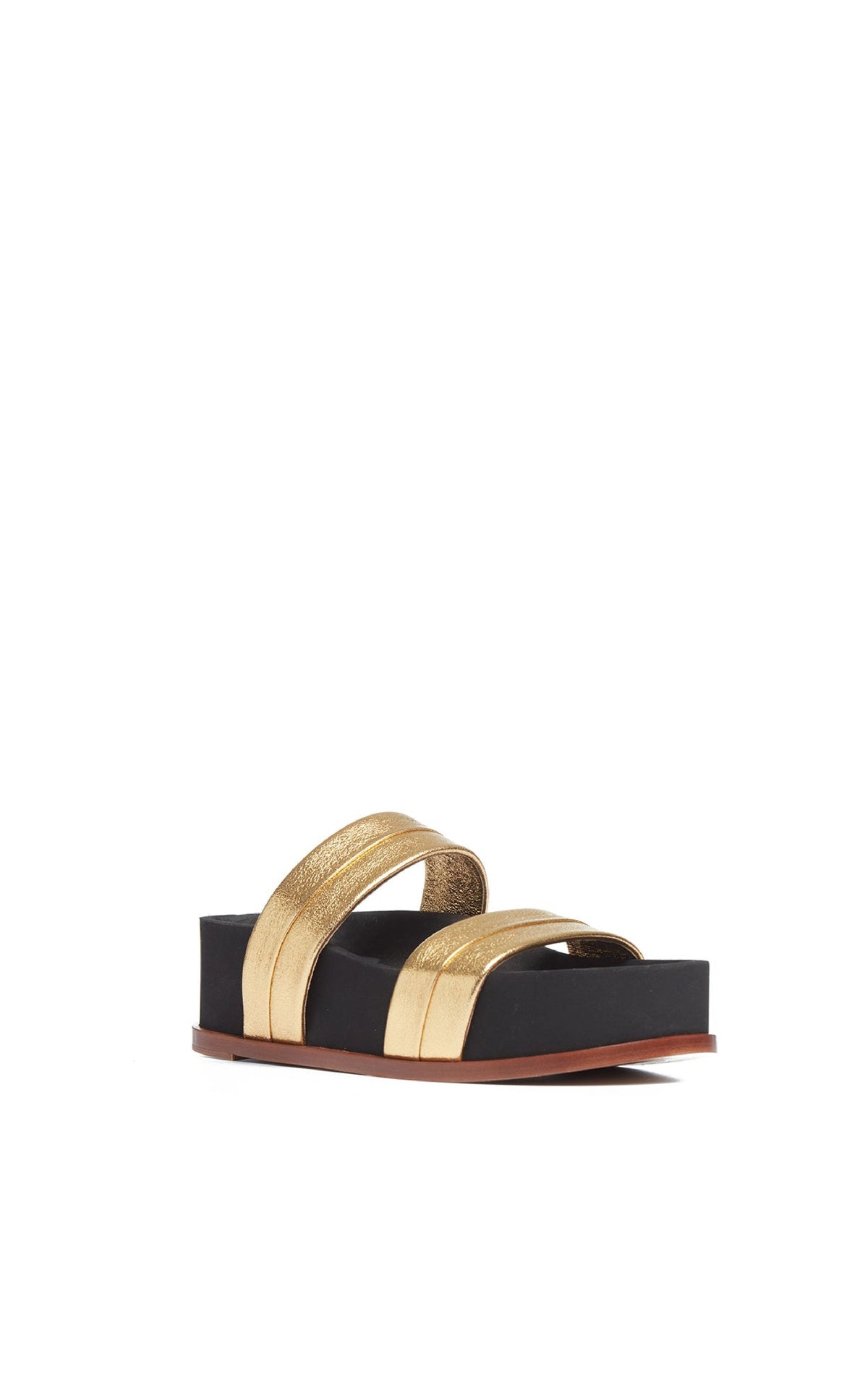 Gold / Sandales Striker en cuir - Gold
