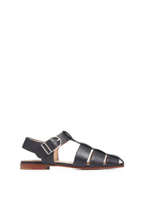 Black / Sandales Lynn en cuir - Black