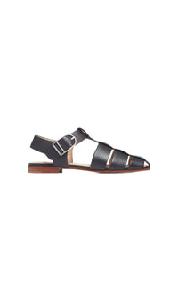 Black / Sandales Lynn en cuir - Black