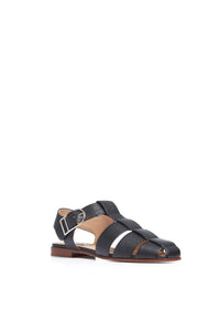 Black / Sandales Lynn en cuir - Black