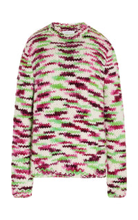 Lawrence Sweater - Space en jewel multicolore space dye welfat cachemire fil