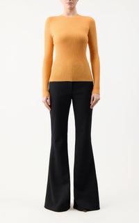 Fluorescent Orange / Pull Browning en cachemire - Fluorescent Orange
