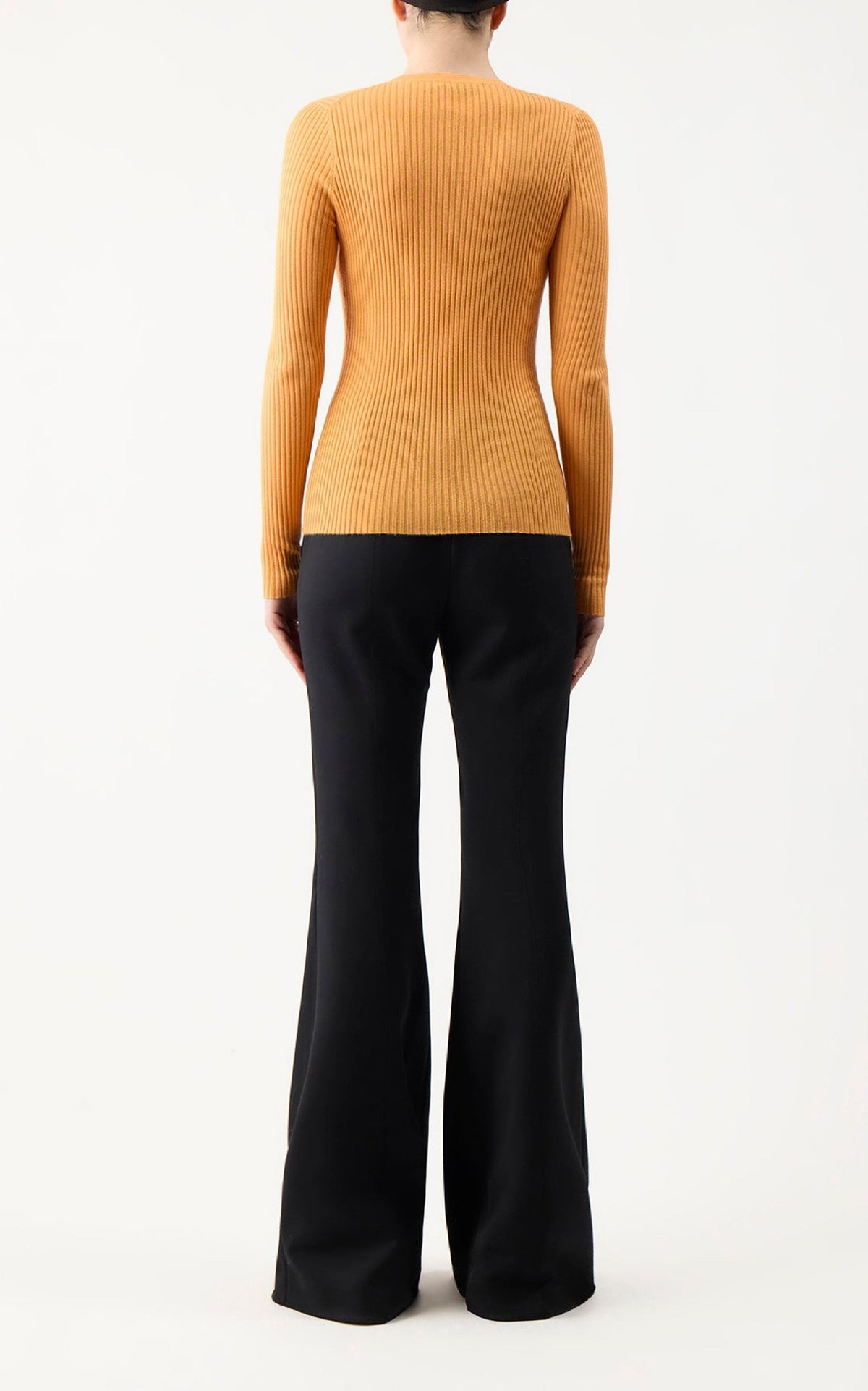 Fluorescent Orange / Pull Browning en cachemire - Fluorescent Orange