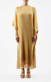 Gold / Poncho Taos en soie - Gold