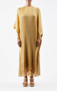 Gold / Poncho Taos en soie - Gold