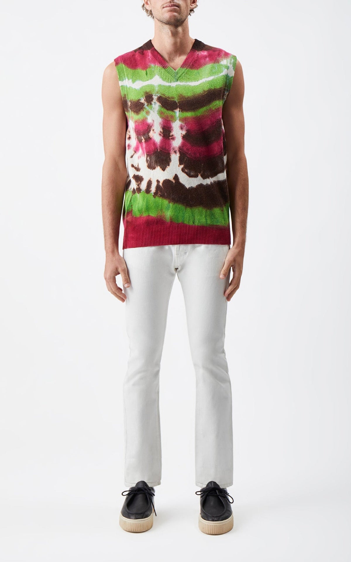 Jewel Tie Dye / Veston Fielding tie-dye en cachemire - Jewel Tie Dye