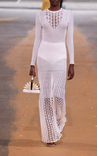 Maia Dress en ivoire shappe