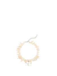 9pcs RELIQUAT 120€ / Bracelet de cheville AC logo corail - Mother of pearl