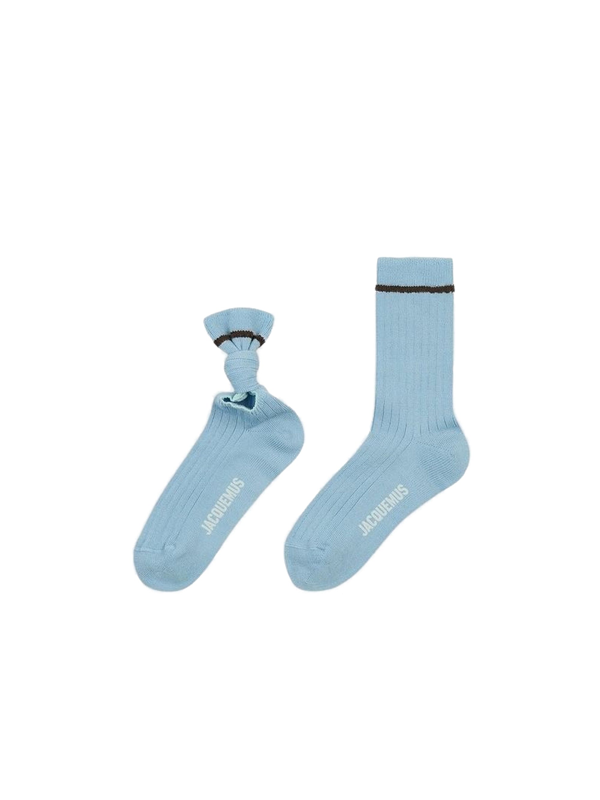 BLUE LES CHAUSSETTES NOEUD