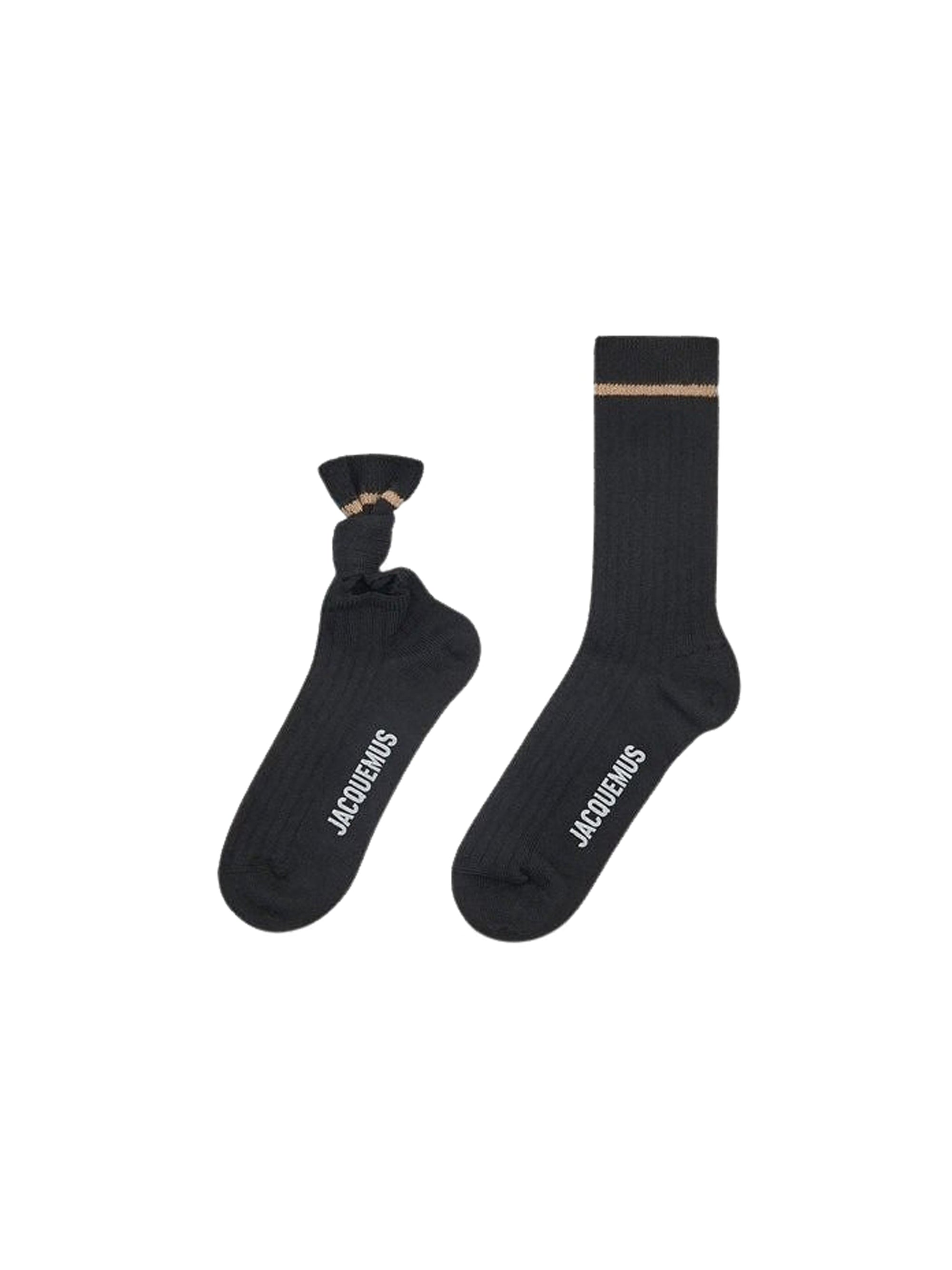 BLACK LES CHAUSSETTES NOEUD