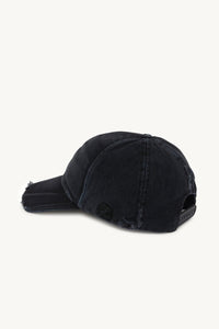 3pcs RELIQUAT 75€ / Casquette destroy bleach - Stonewhashed grey & Black