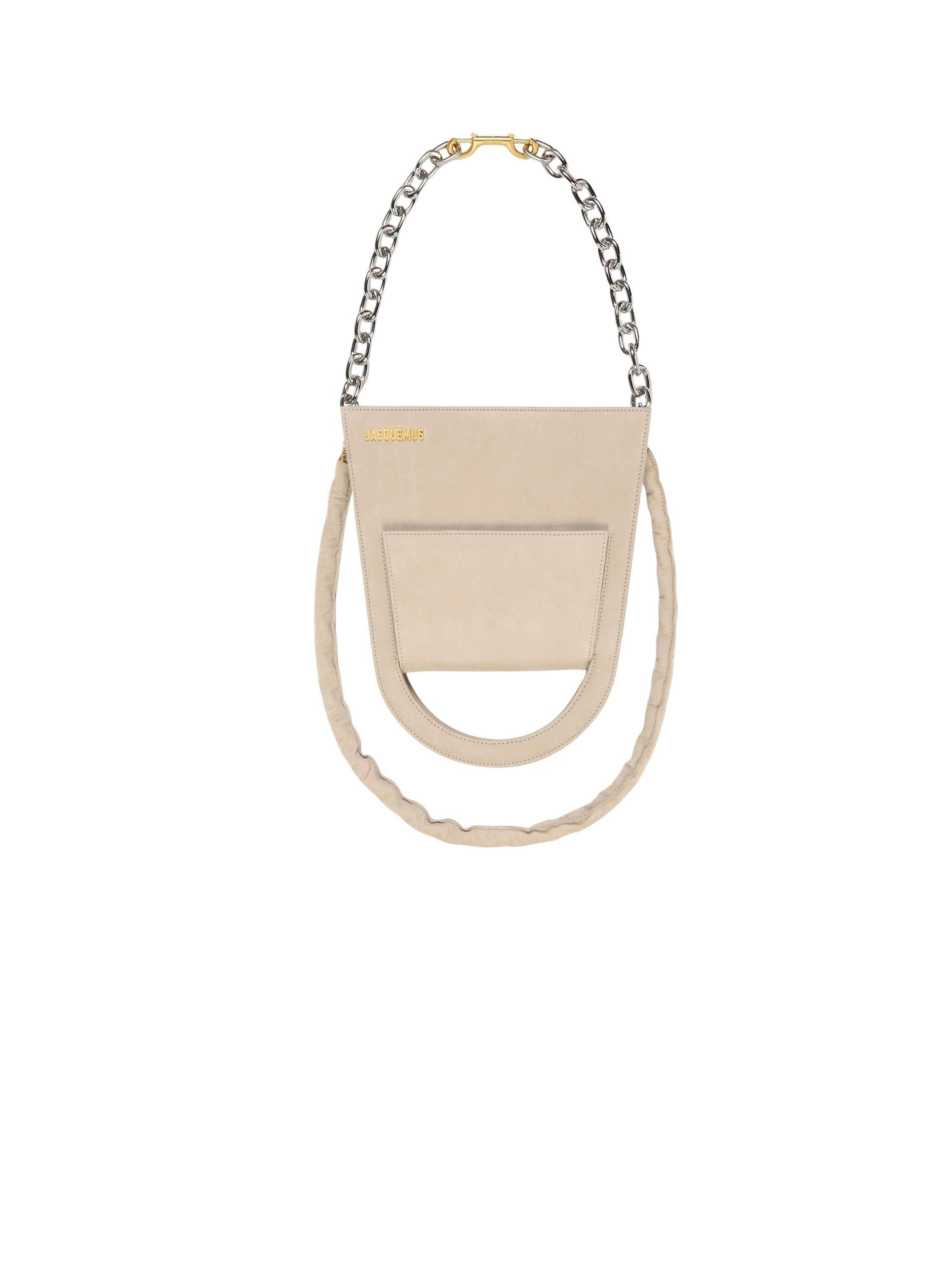 Sac À L'Envers en cuir - Dark Beige