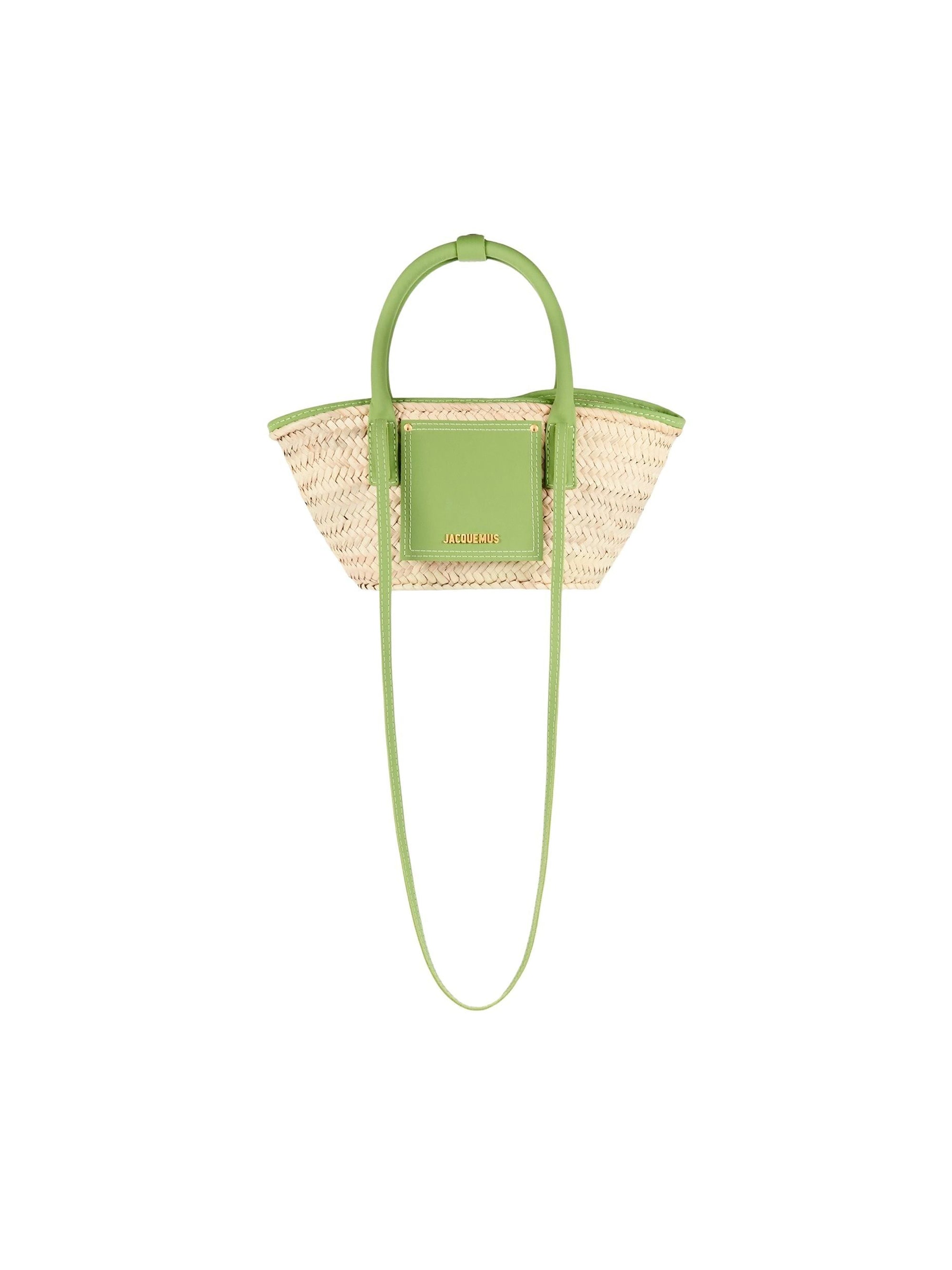 Sac Petit Panier Soli en cuir - Green