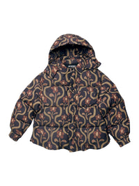 PRINT BROWN FLOWERS LA DOUDOUNE CHEMISE