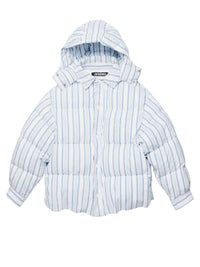 420€ / 0 sold //3 QTY / ST0%   Doudoune Chemise - Blue Stripes