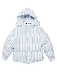 Doudoune Chemise - Blue Stripes
