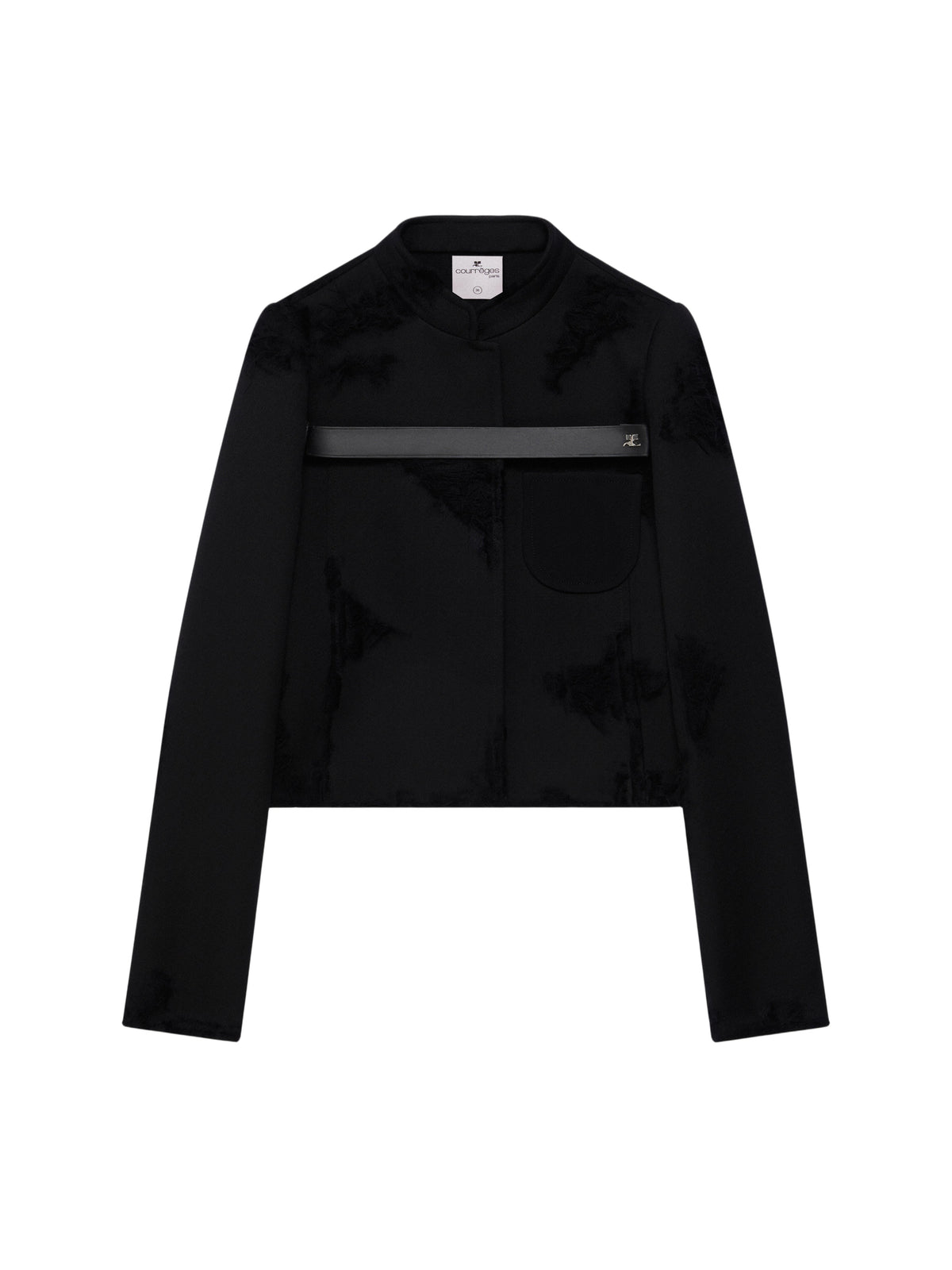 Blouson Héritage en laine - Black