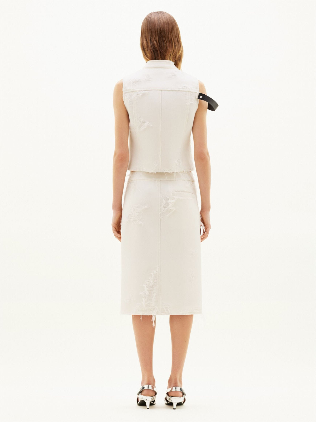 PRIX MARQUE : 200 / BLOUSON DISTRESSED STRAP RACER