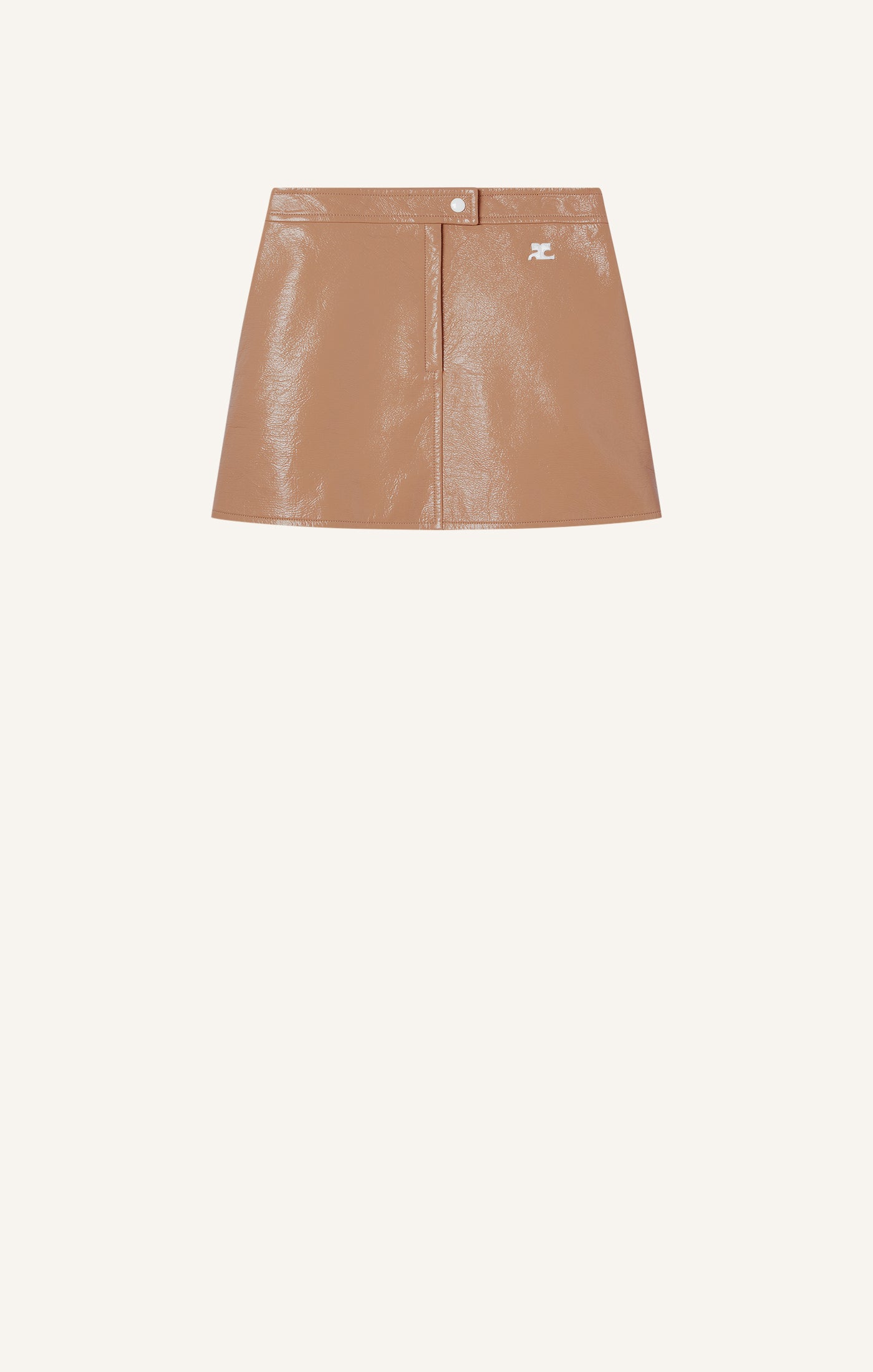 REEDITION VINYL MINI SKIRT-34