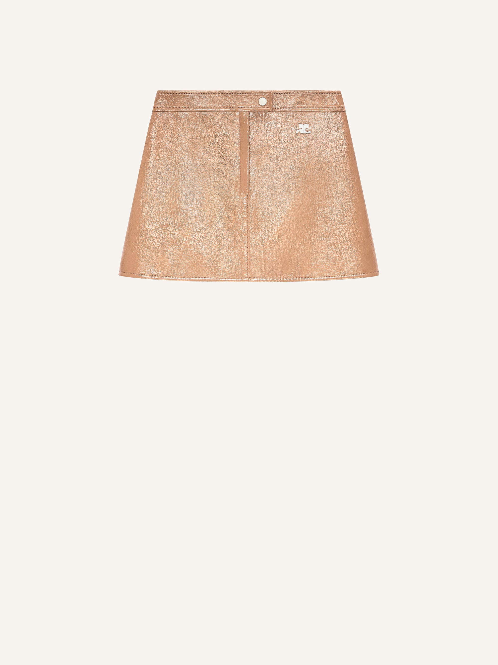 REEDITION VINYL MINI SKIRT-34