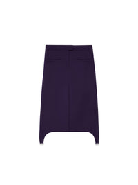 24pcs RELIQUAT 150€ / Jupe bretelles longues en sergé - Purple