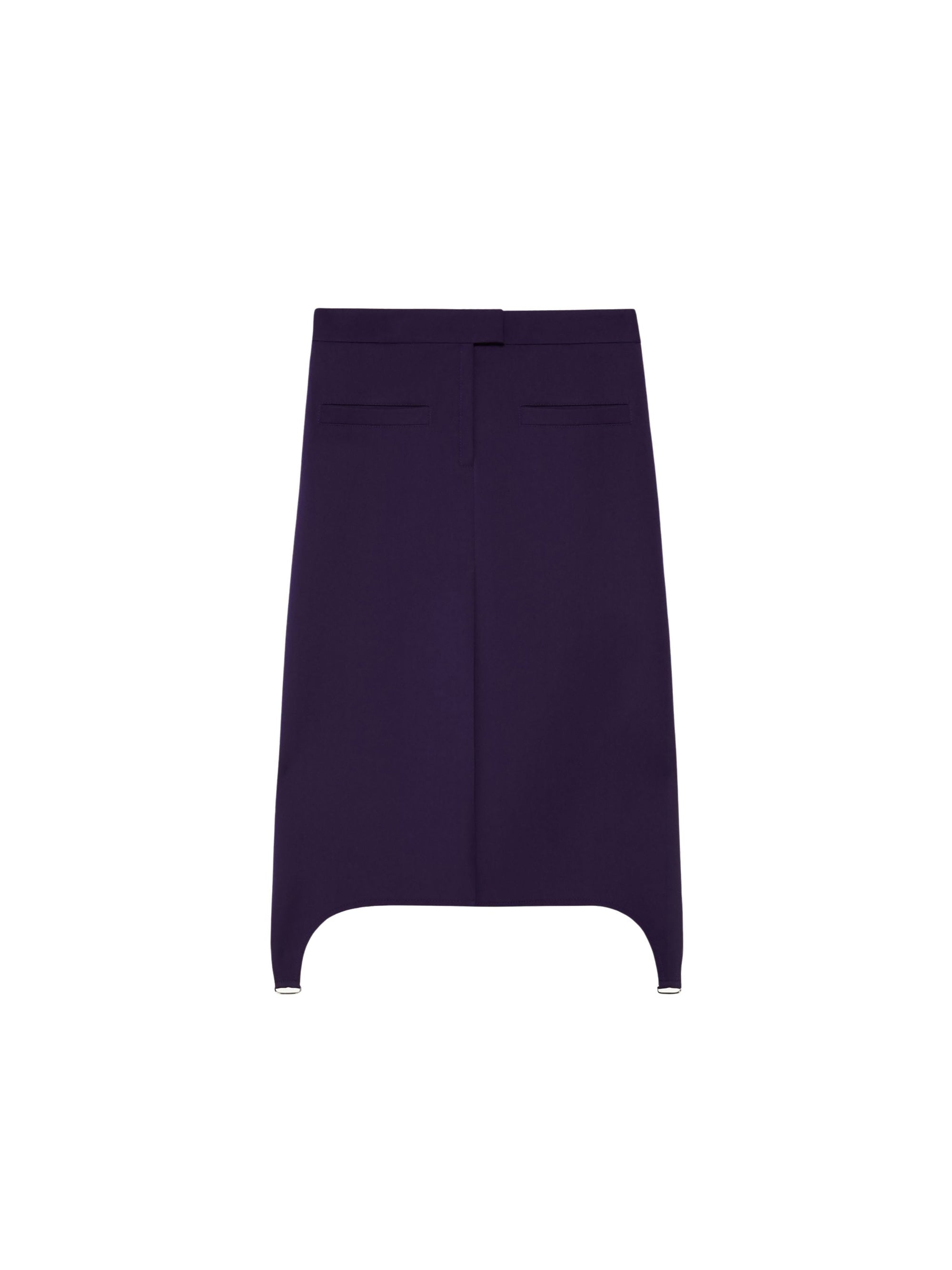 24pcs RELIQUAT 150€ / Jupe bretelles longues en sergé - Purple
