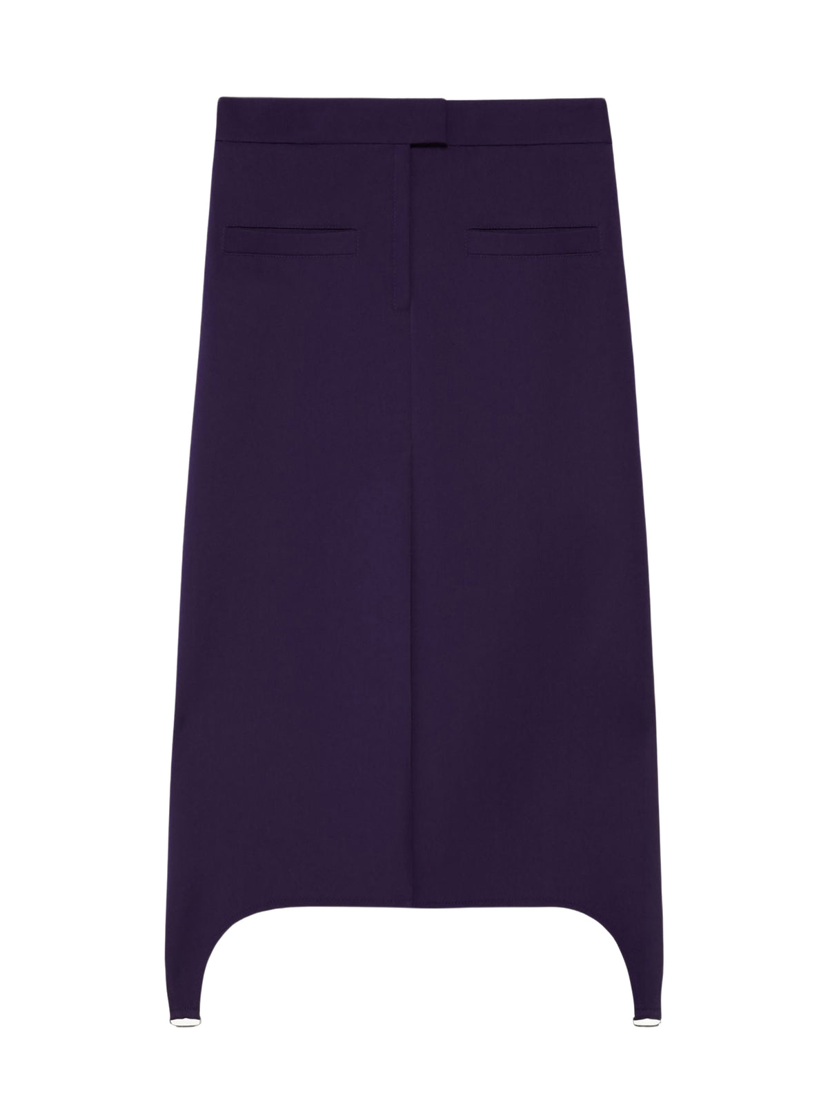 Jupe longue Suspenders en sergé - Purple