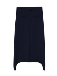 Jupe longue Suspenders en sergé - Ink