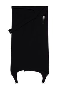 1pcs RELIQUAT 450€ / Jupe diving en crêpe - Black