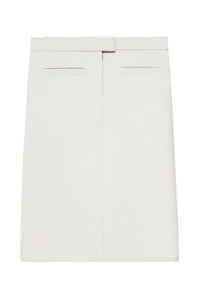 3pcs RELIQUAT 350€ / Jupe longue héritage en laine - Heritage white