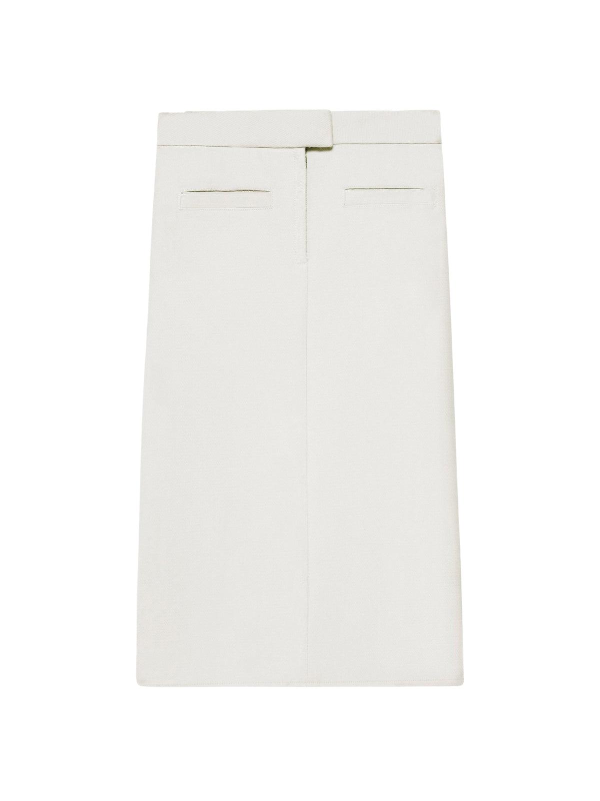 Heritage long wool skirt - Heritage White