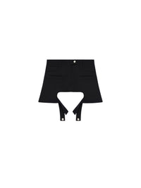 Jupe Chaps en sergé - Black