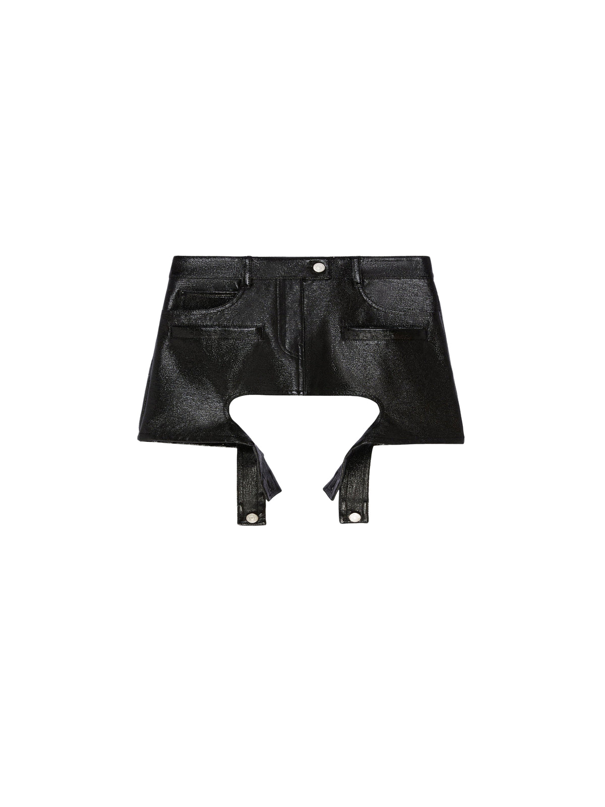 Jupe Chaps en vinyle - Black