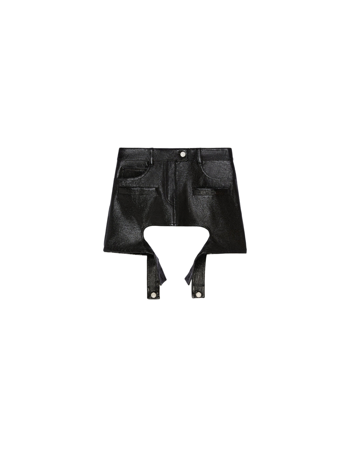 Jupe Chaps en vinyle - Black