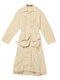 LIGHT BEIGE LE MANTEAU CAROZZU
