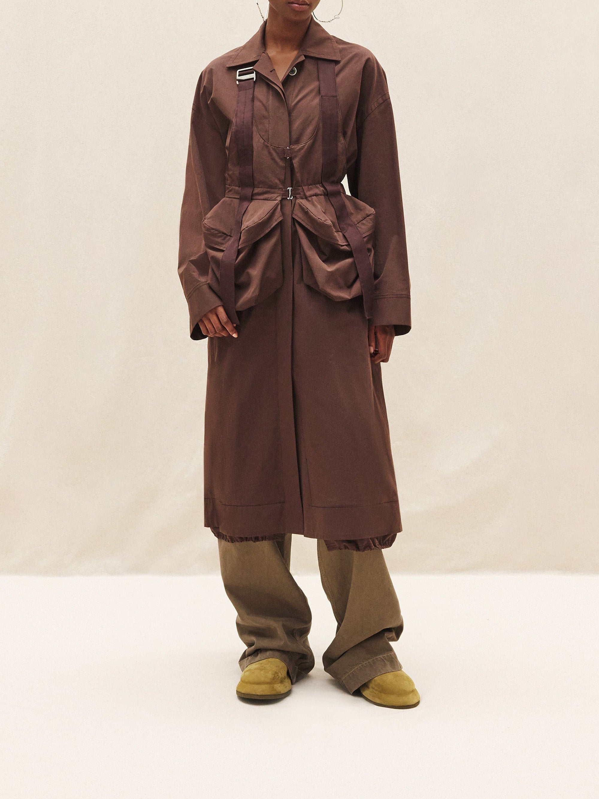 BROWN LE MANTEAU CAROZZU