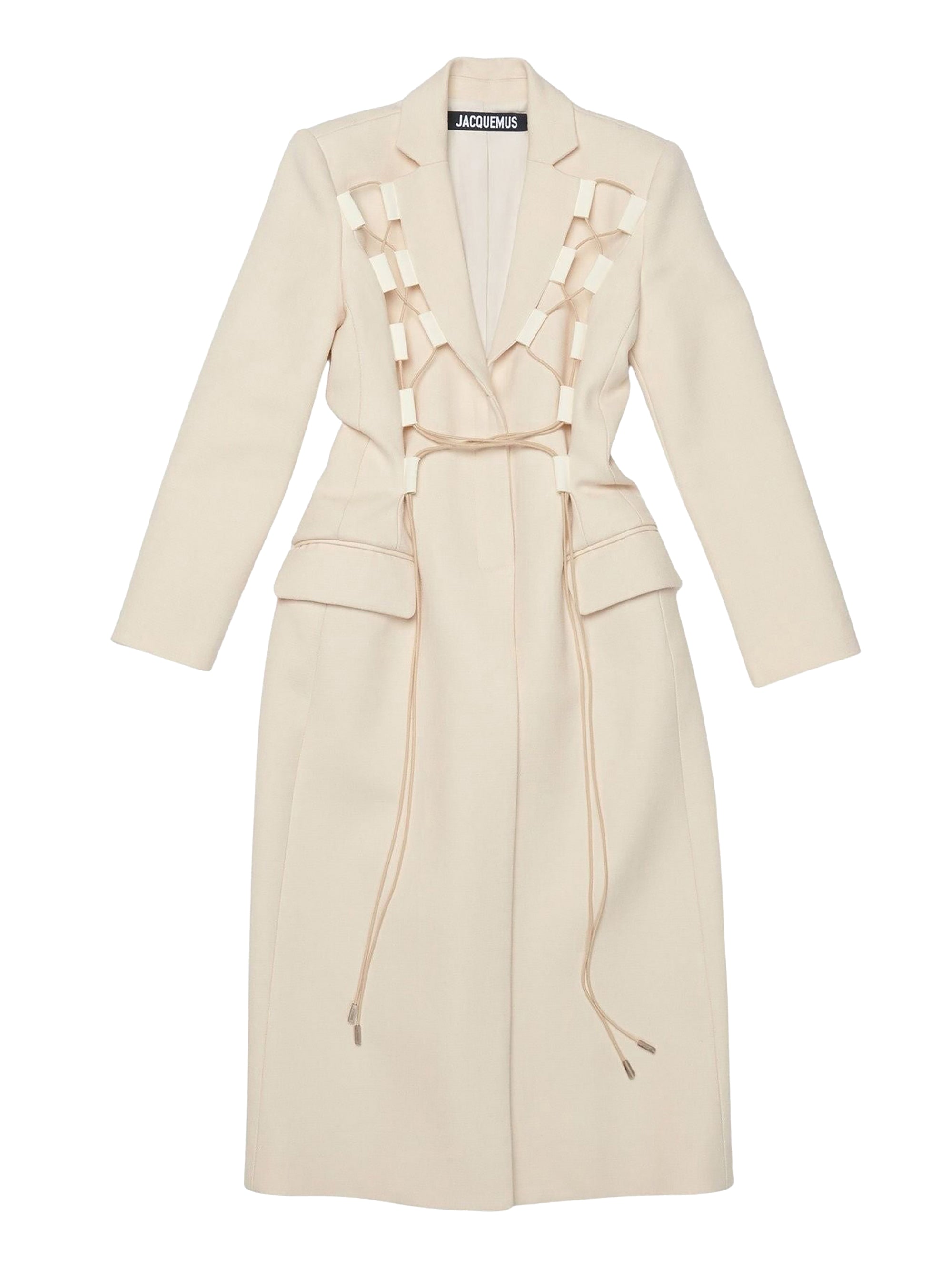 Manteau Lacciu en laine - Light Beige