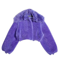 Veste Piloni en cuir - Purple