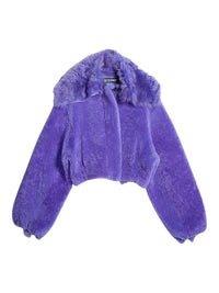 Veste Piloni en cuir - Purple