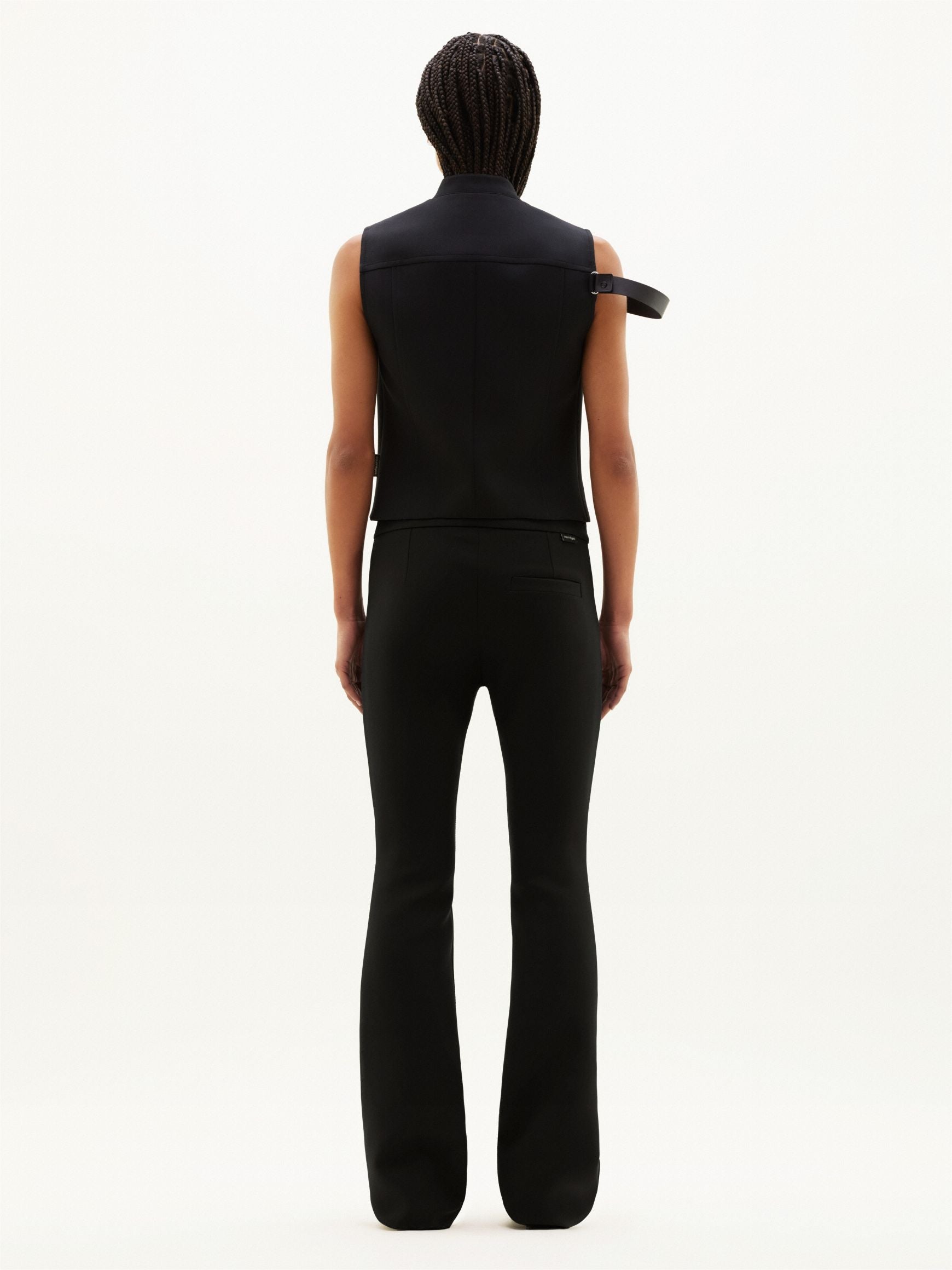 9pcs RELIQUAT 350€ / Pantalon crepe héritage en laine - Black