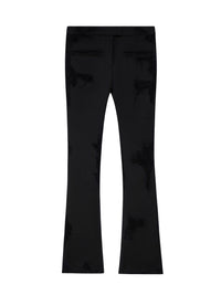 Heritage wool crepe trousers - Black