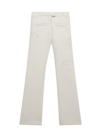 Heritage wool crepe trousers - Heritage White