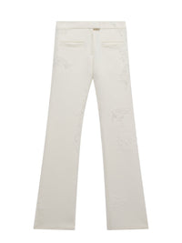 6pcs RELIQUAT 450€ / Pantalon crêpe héritage vieilli en laine - Heritage white