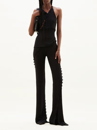 5pcs NEW / PANTALON MULTI OUVERTURE - Black