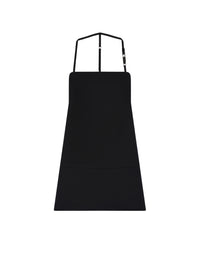 2pcs RELIQUAT 220€ / Robe tissu sans dos en sergé - Black