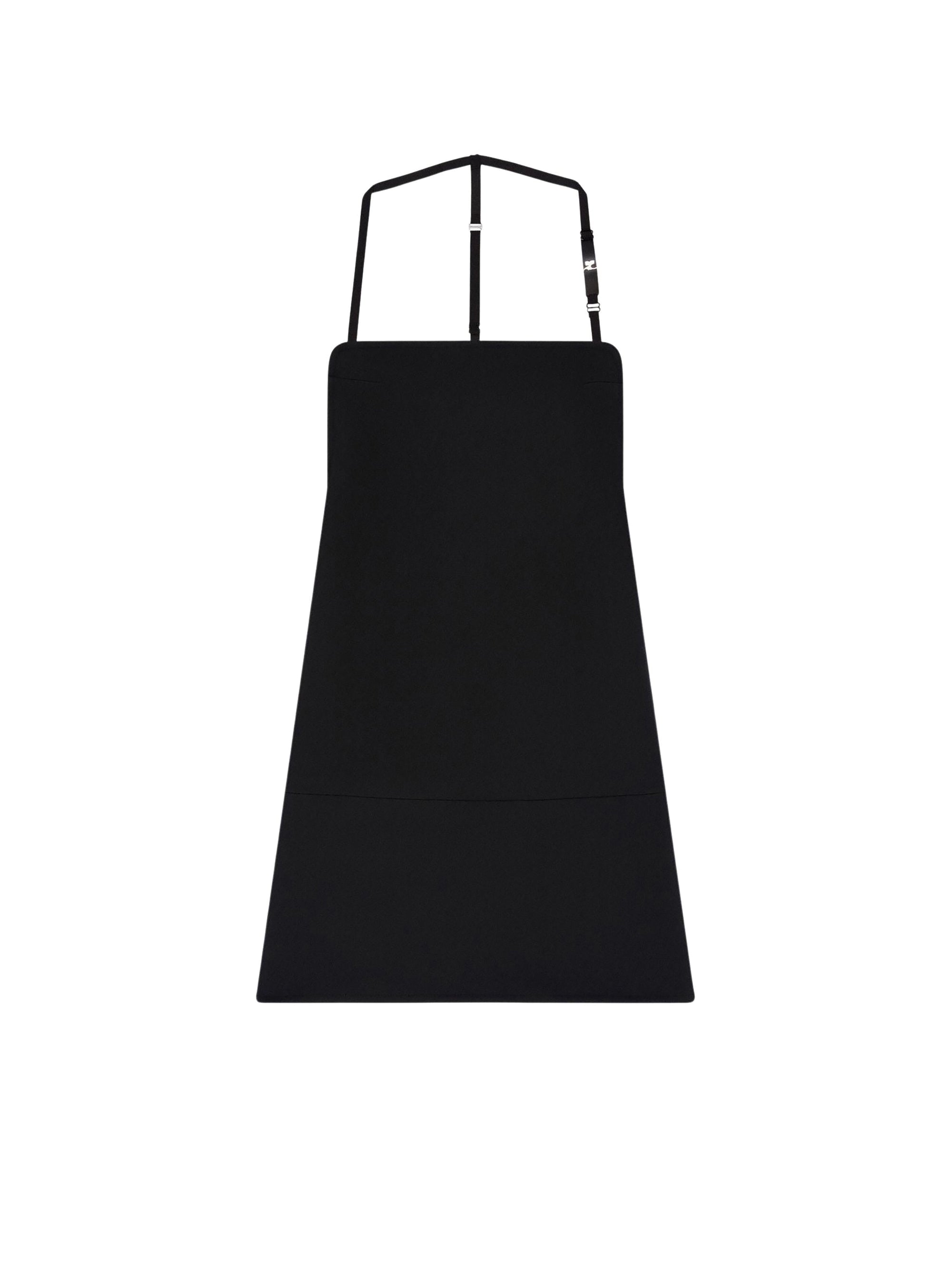 2pcs RELIQUAT 220€ / Robe tissu sans dos en sergé - Black