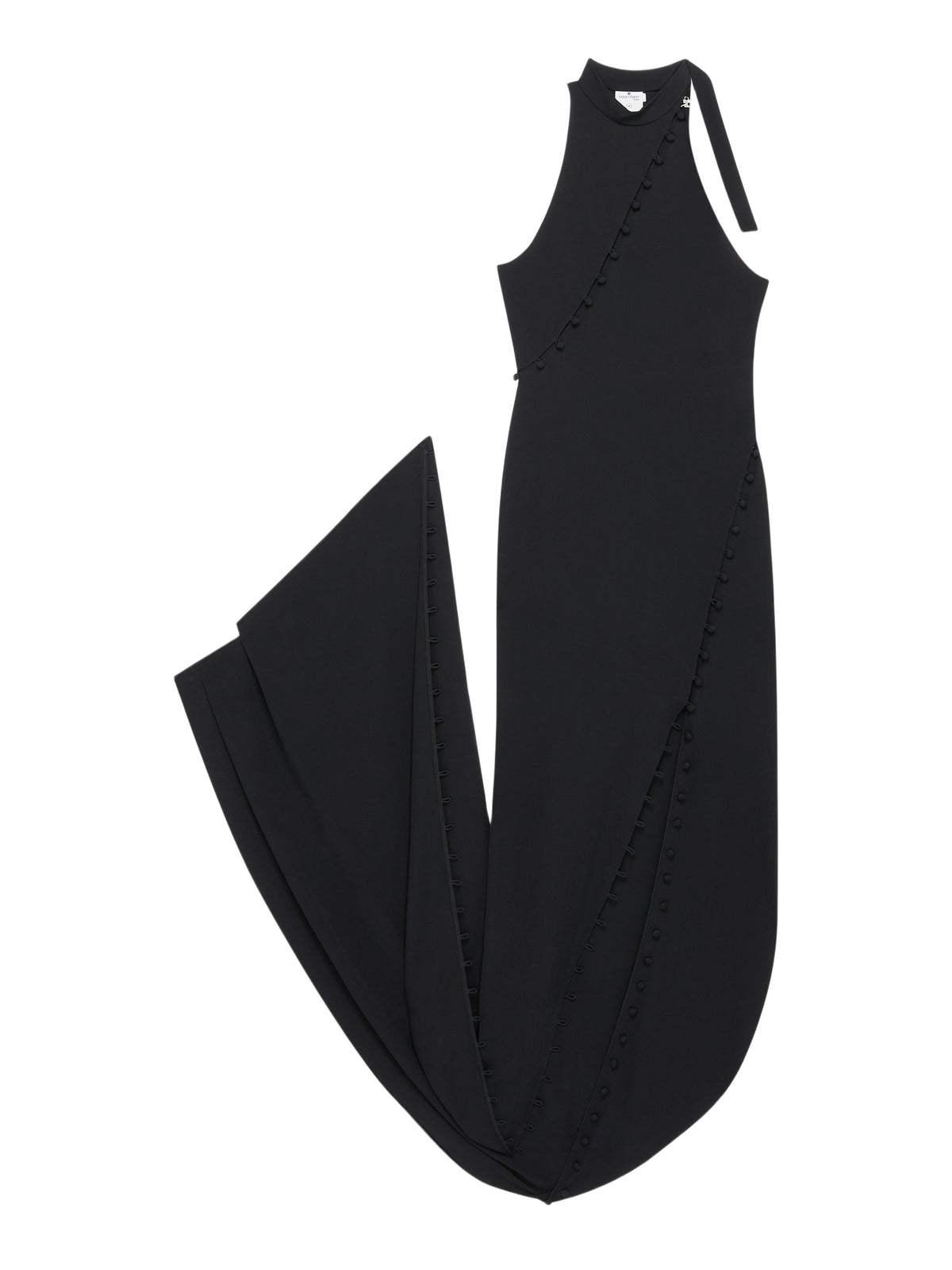 Robe longue fendue